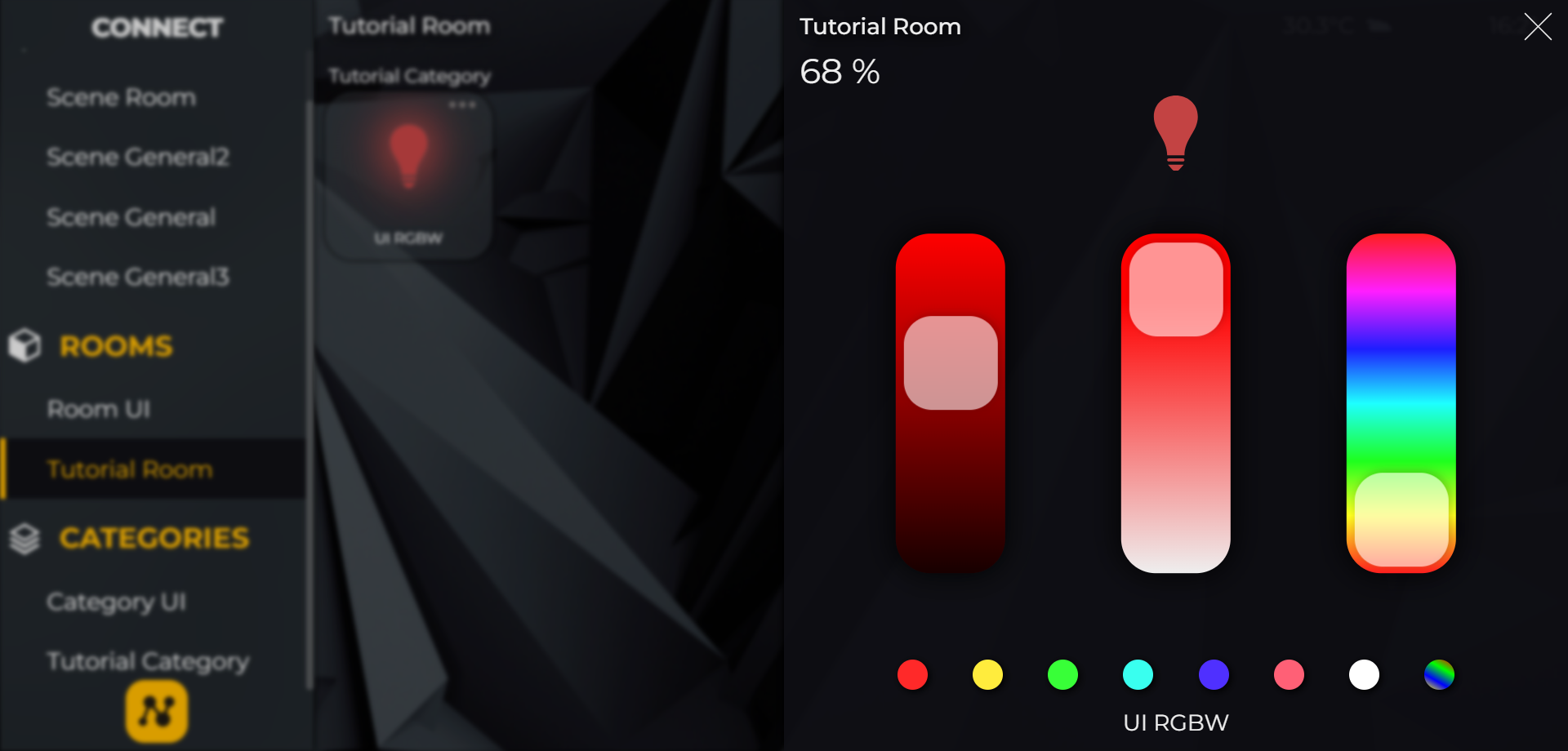 LED strips nodes